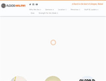 Tablet Screenshot of floodchurch.com